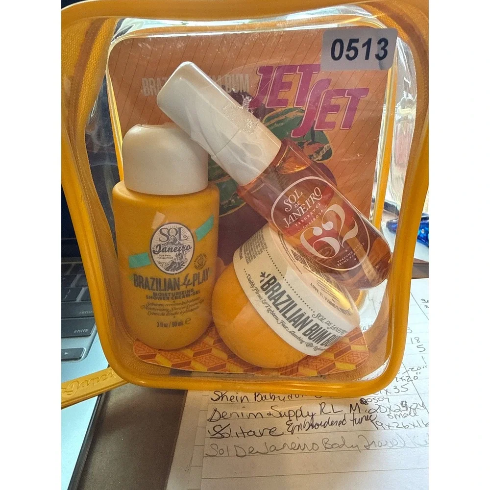 Sol de Janeiro Jet Set Travel Kit Womens New Unopened Cheirosa 62 Bum Bum